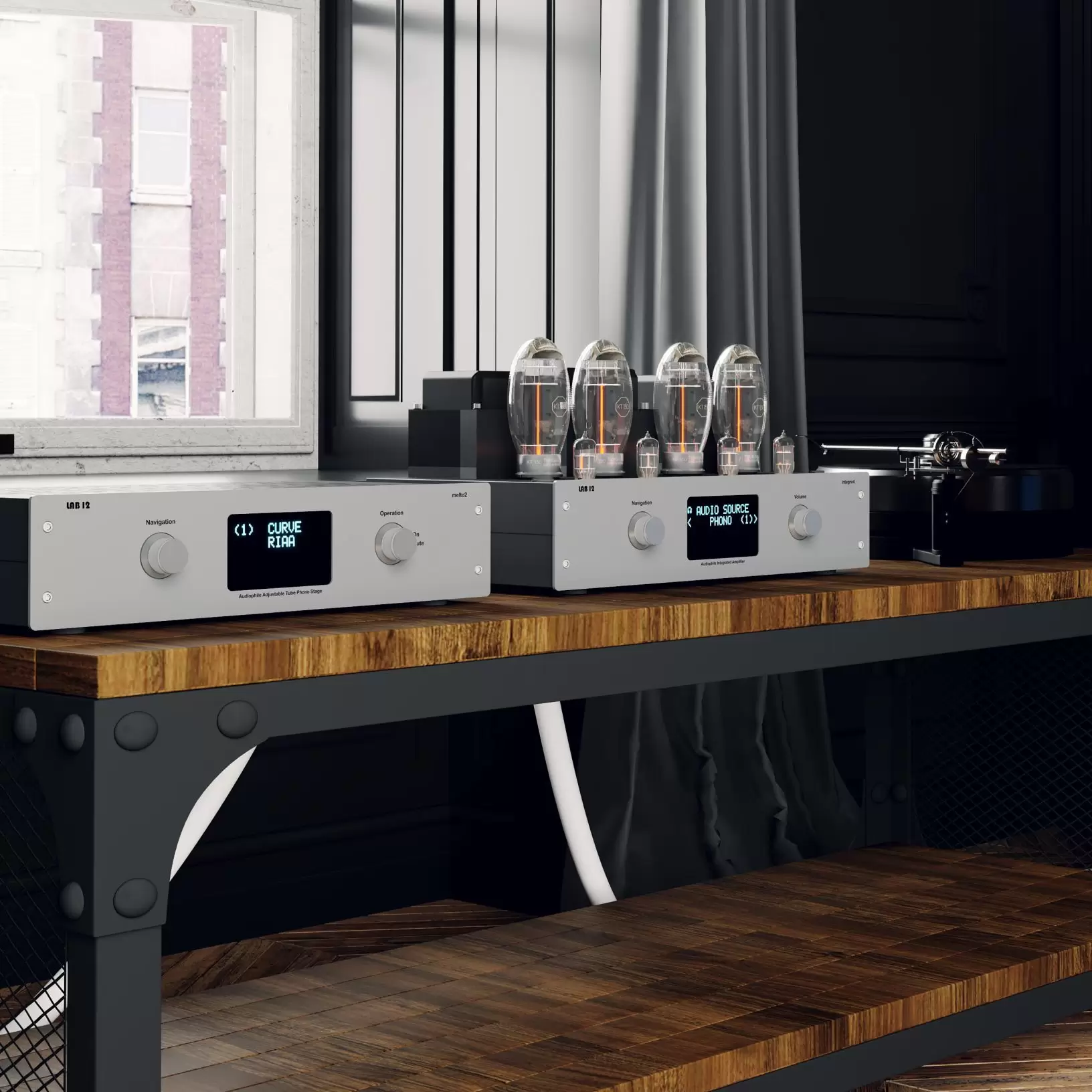 Lab12 Audio HiFi System in moderner Lifestyle-Umgebung