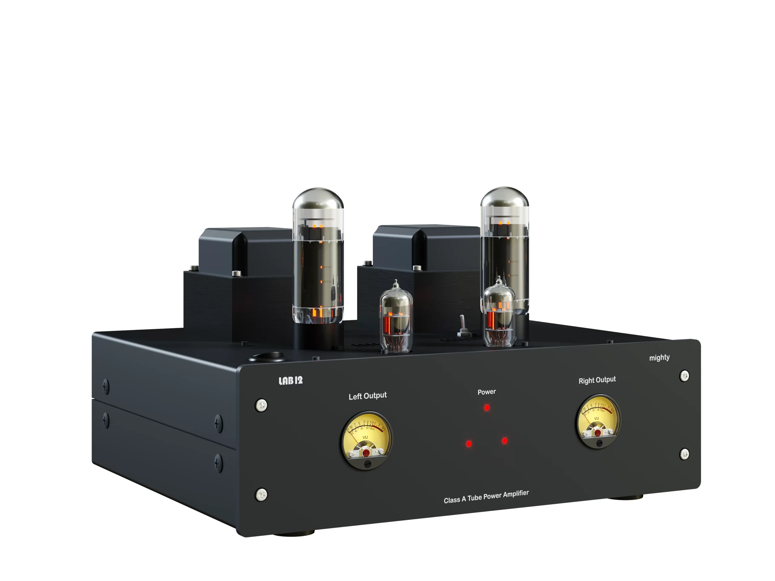 Lab12 Mighty Class A Röhren-Endstufe Frontansicht